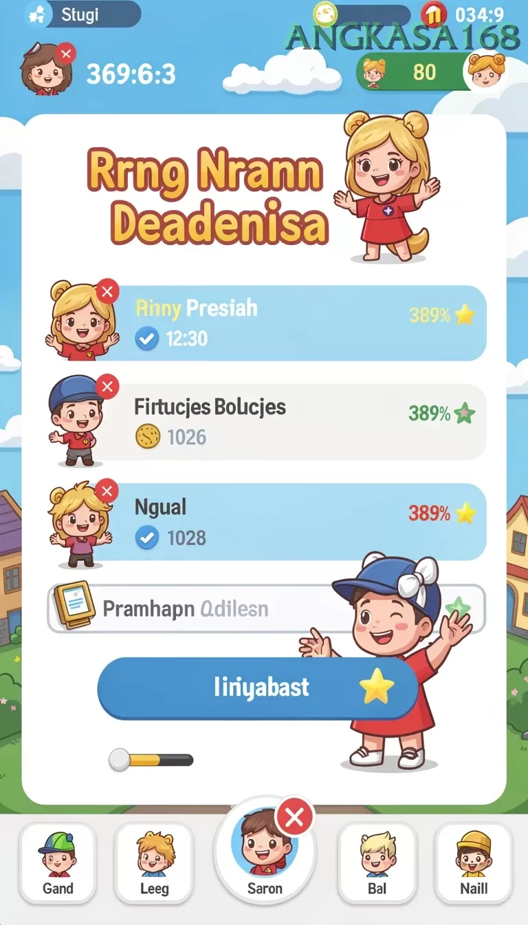 Cuplikan layar GRABWIN — menu navigasi